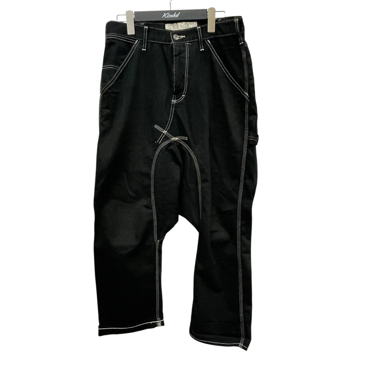 GANRYU(ガンリュウ) サルエルステッチパンツEP-P002 EP-P002 ブラック