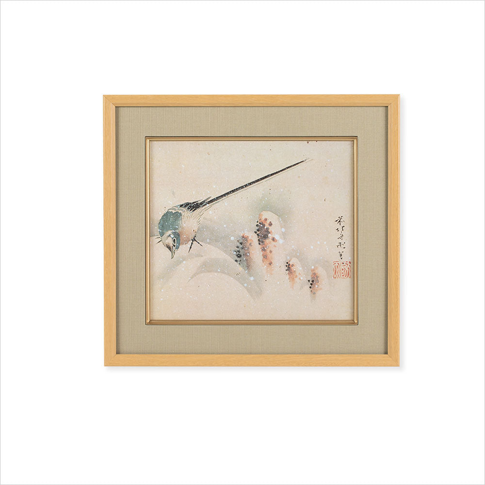 京焼 紅雪 富士山装飾画 京焼 紅雪 富士山装飾画