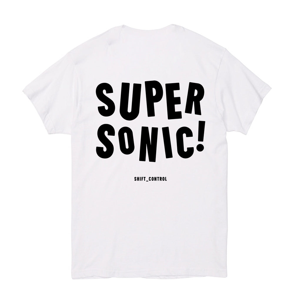 Oasis スーパソニック Tシャツ ホワイト SUPERSONIC T-shirt《White
