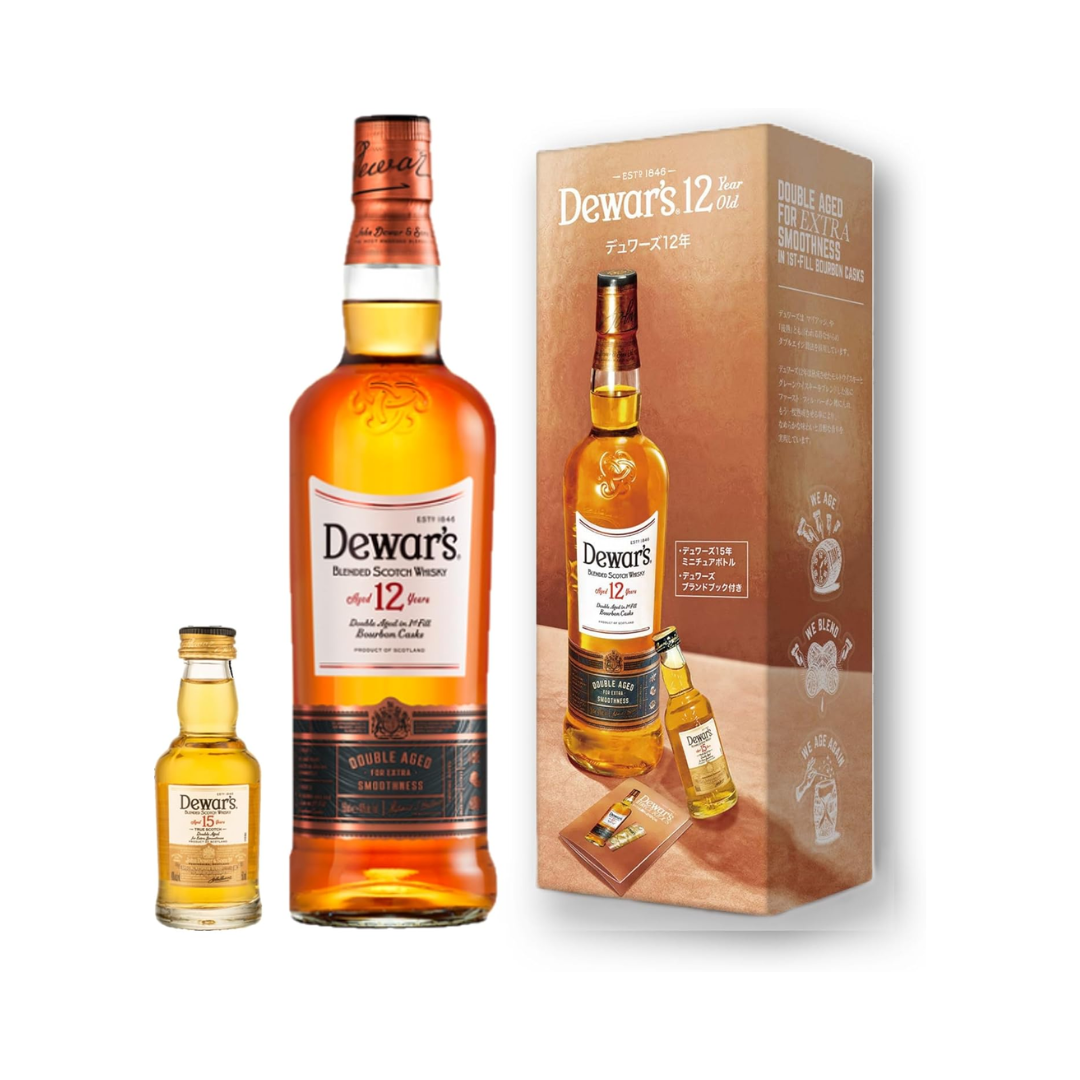 ウイスキーセット グレングラント12年・デュワーズ15年・キルホーマン
