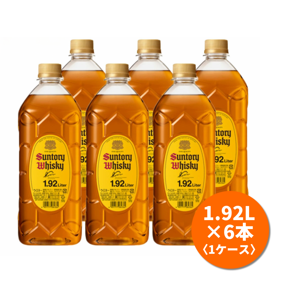 サントリー】角瓶 1920ml（ペットボトル）6本セット｜大容量で楽しむ
