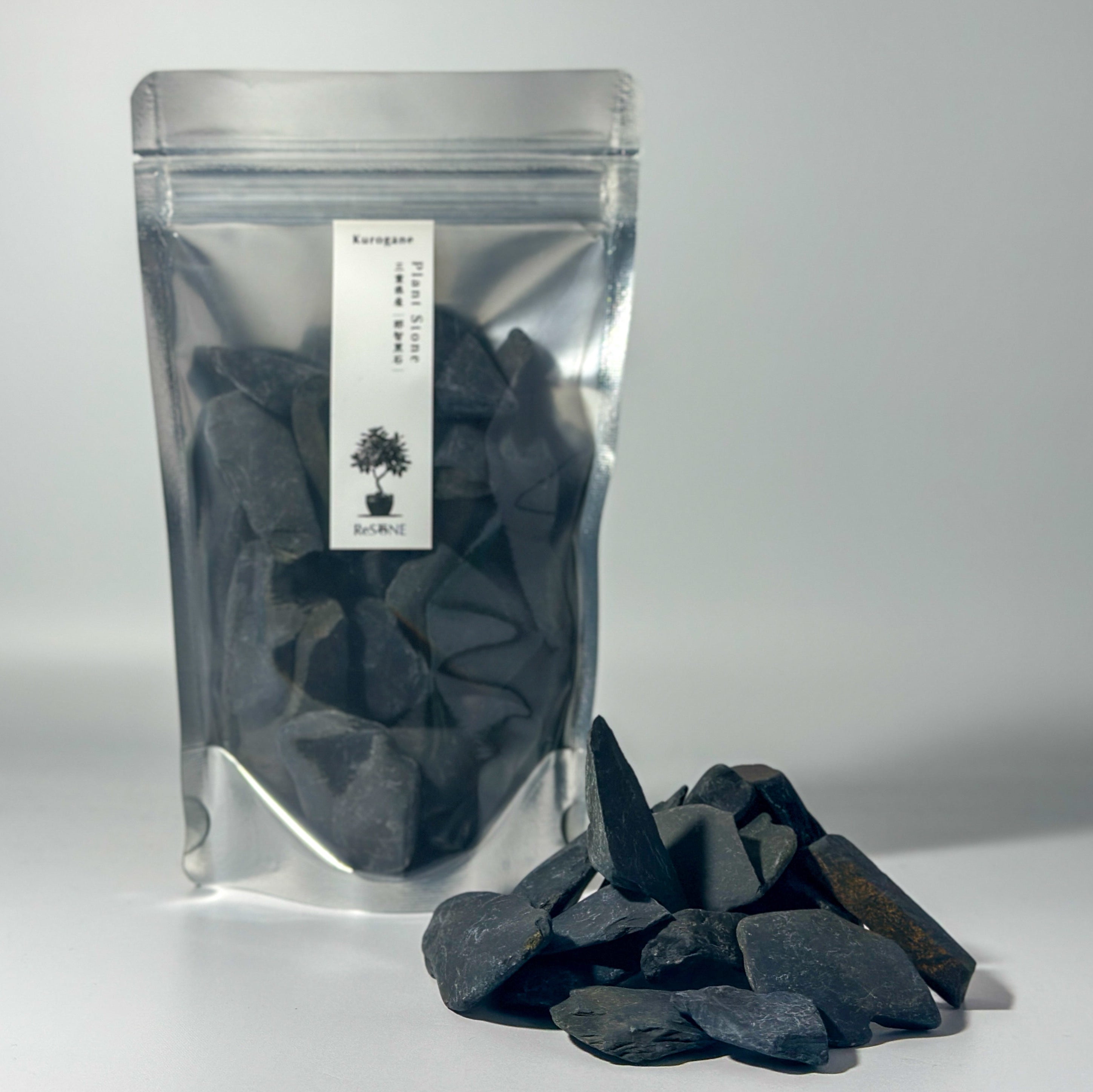 Plant Stone】Kurogane｜三重県産｜那智黒石｜5号鉢用 – ReSTONE