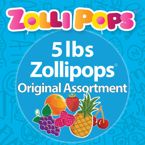 Bulk Zollipops® Sugar Free Lollipops Original Fruit Assorted (2