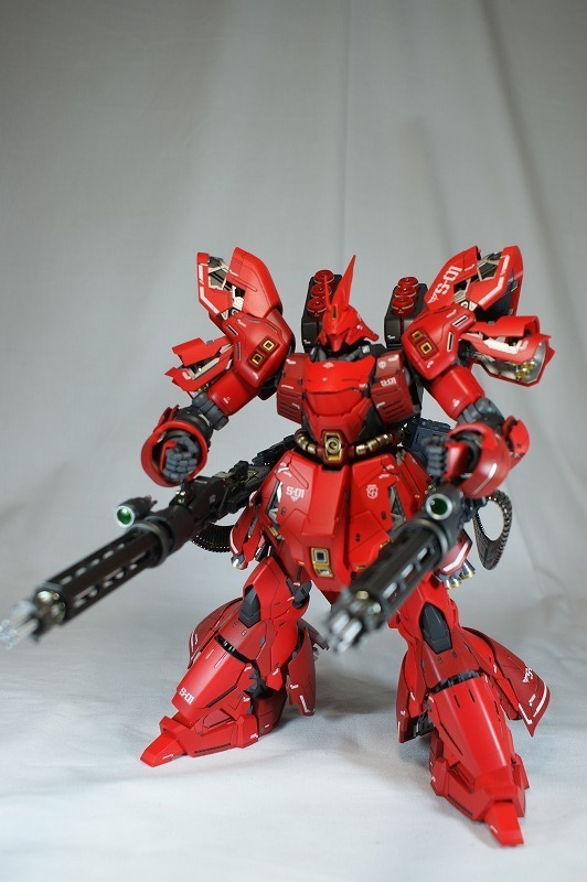 MGサザビーVer.Ka「ジャイアントビームガトリング装備型」の完成品