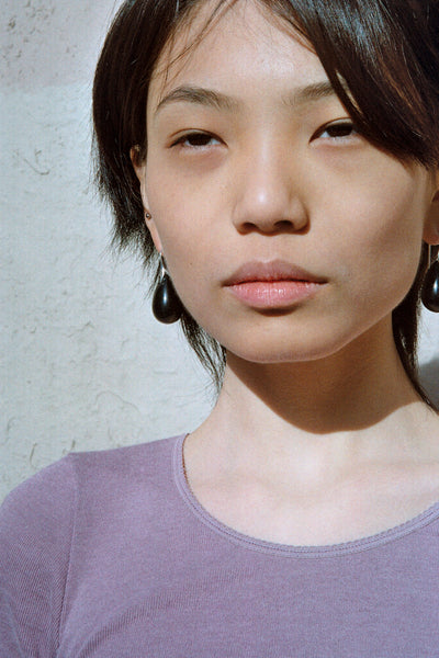 Gota Maxi earrings - Black – Sisi Joia