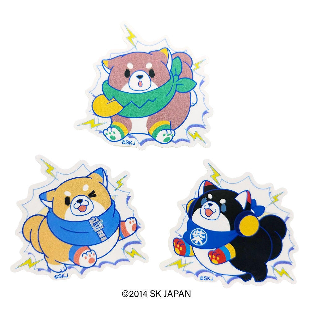 忠犬もちしば クリエイターコラボ ステッカー3枚セット Nelnal
