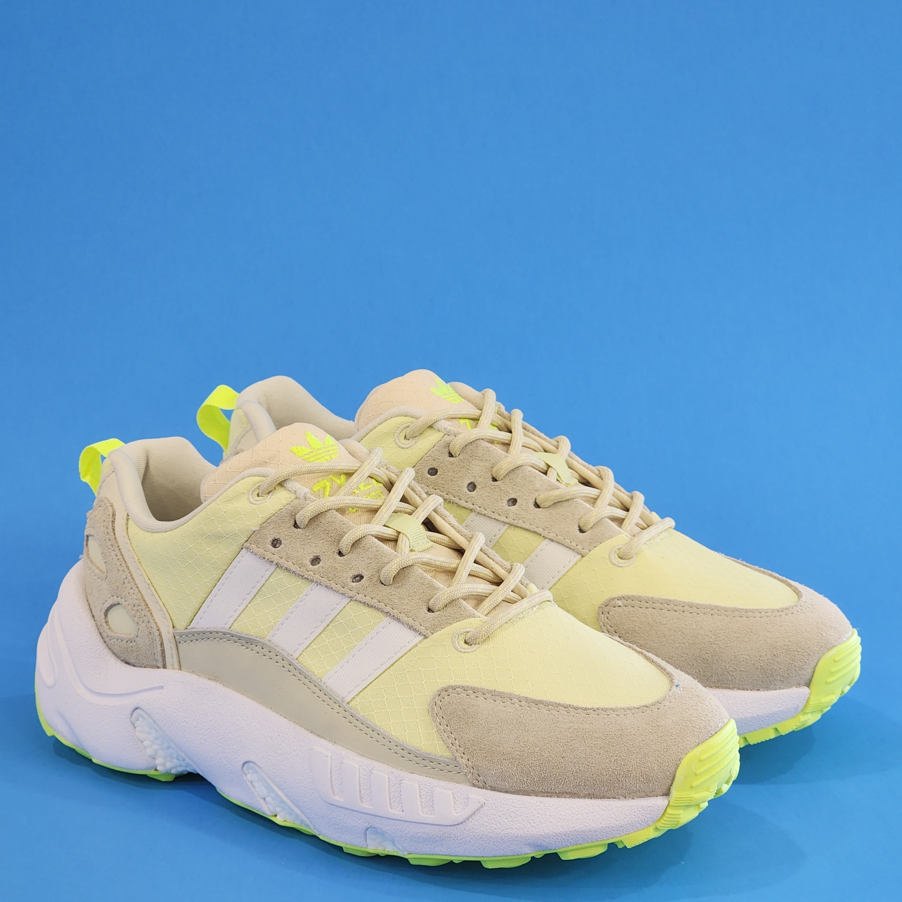 Adidas ZX 22 BOOST Sand/Cloud White/Yellow Tint Women's Sneakers GW831