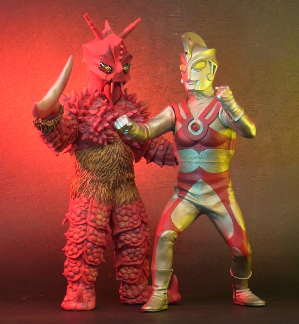 ウルトラマンA＆登場超獣・異次元人（バンダイ）ソフビ18体セット＋1