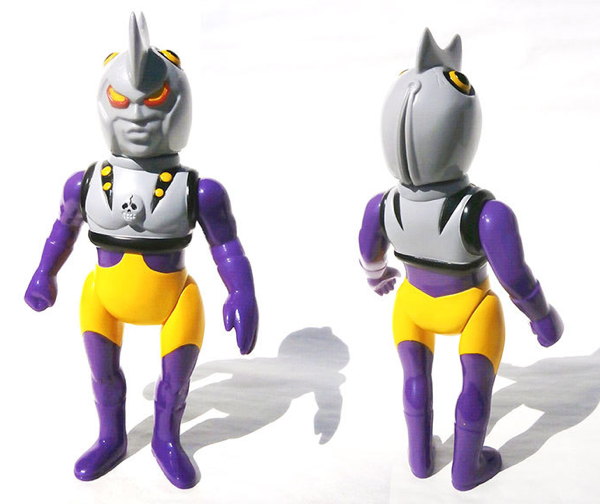 エレガブ プラロイドマン 1期 ソフビ エレガブ ドクロ太郎 怪獣