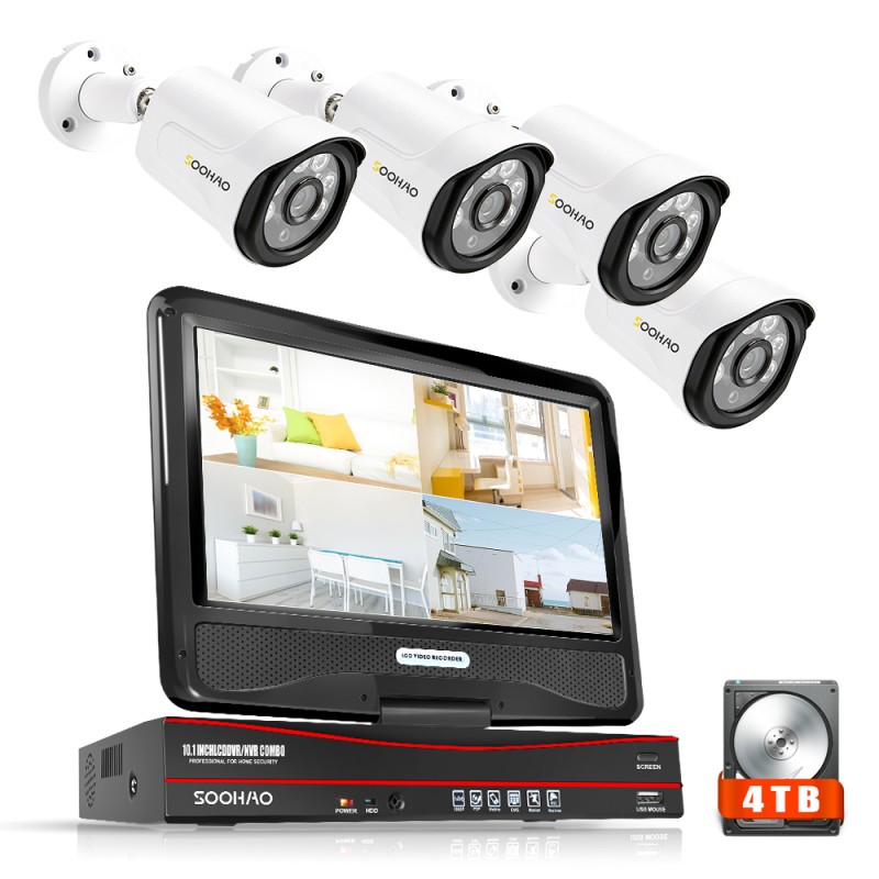SOOHAO POE防犯カメラセット FS-P08N82JP 8MP