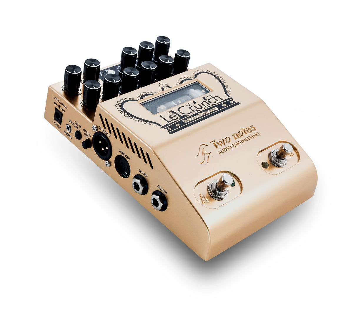 Le Crunch 2-channel British Tones Tube Preamp Pedal – Spudmusicmanila