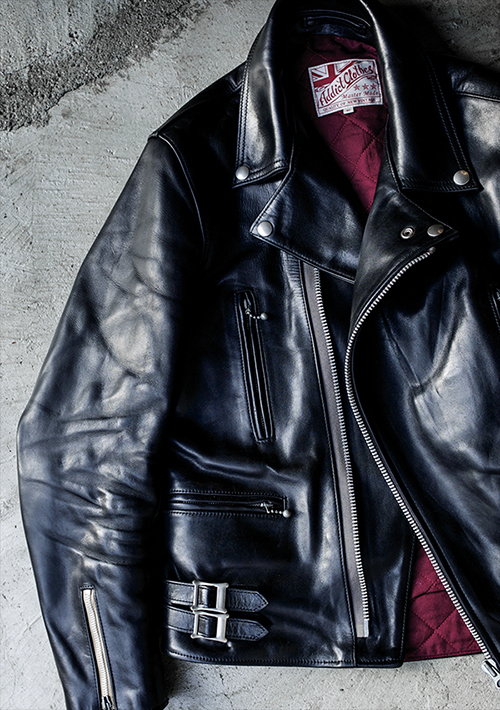 アディクトクローズ ライダースジャケット ホースハイド 34 男女兼用