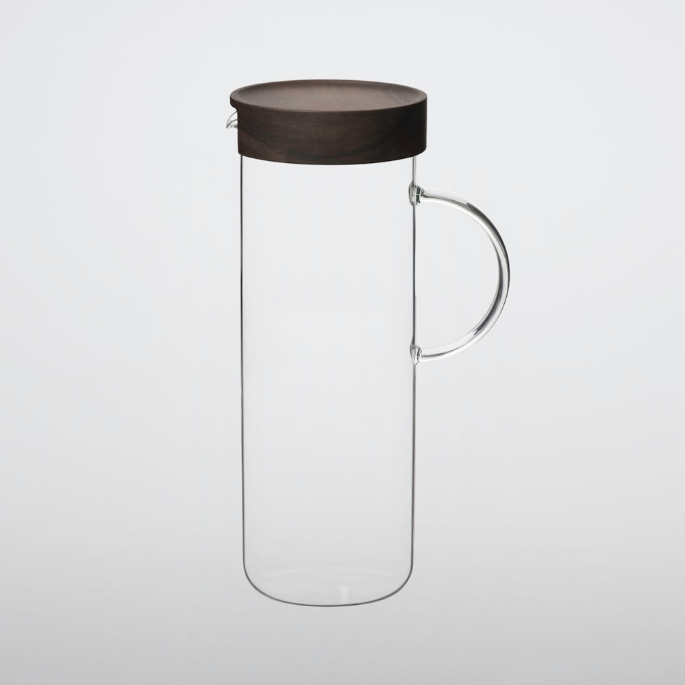 TG 台湾相思木 蓋付き耐熱ガラスピッチャー 1000ml ウォーター