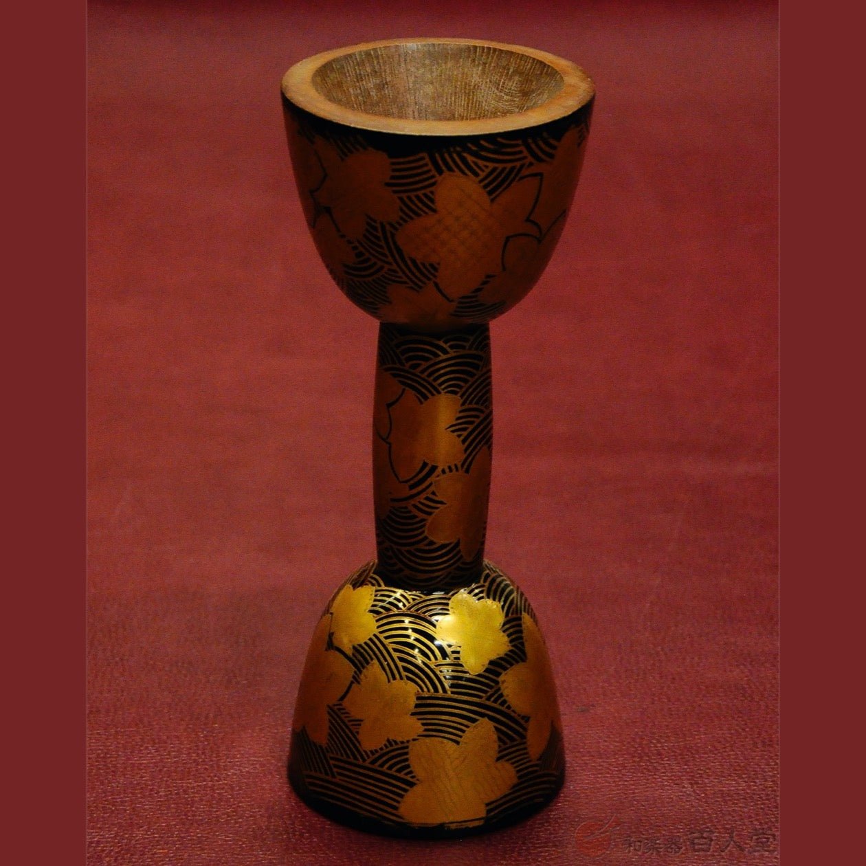 小鼓 胴 からす胴 和楽器 小鼓 蒔絵 胴 旧家 楽器・機材 小鼓 胴 鼓