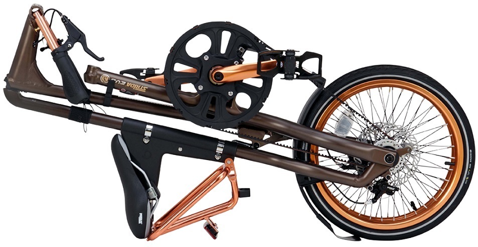 か*～様 STRiDA EVO 18 ストライダ ブロンズ 3段変速 傷・錆あり