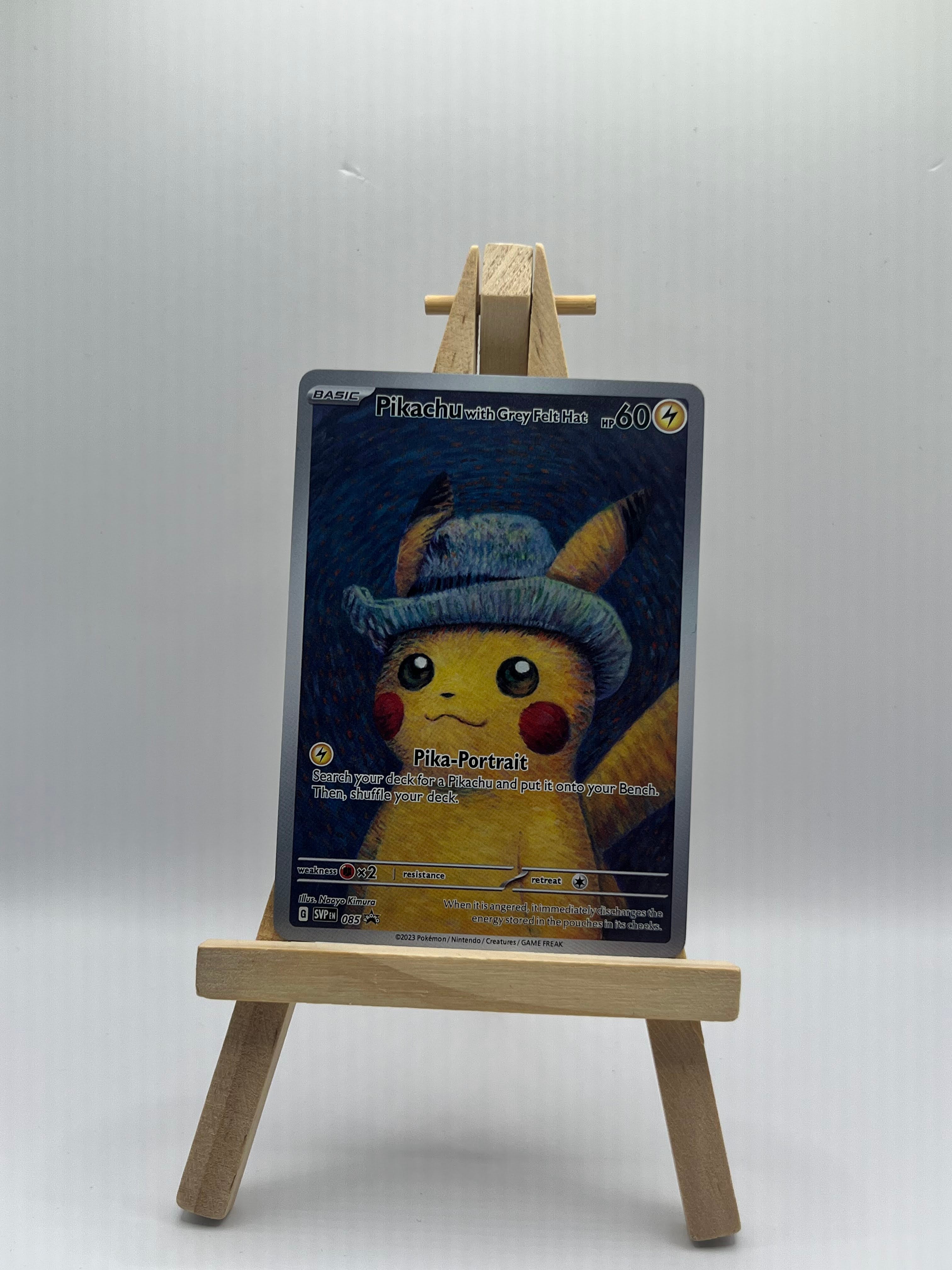 ゴッホのピカチュウ未開封 Pikachu with Grey Felt Hat ゴッホ