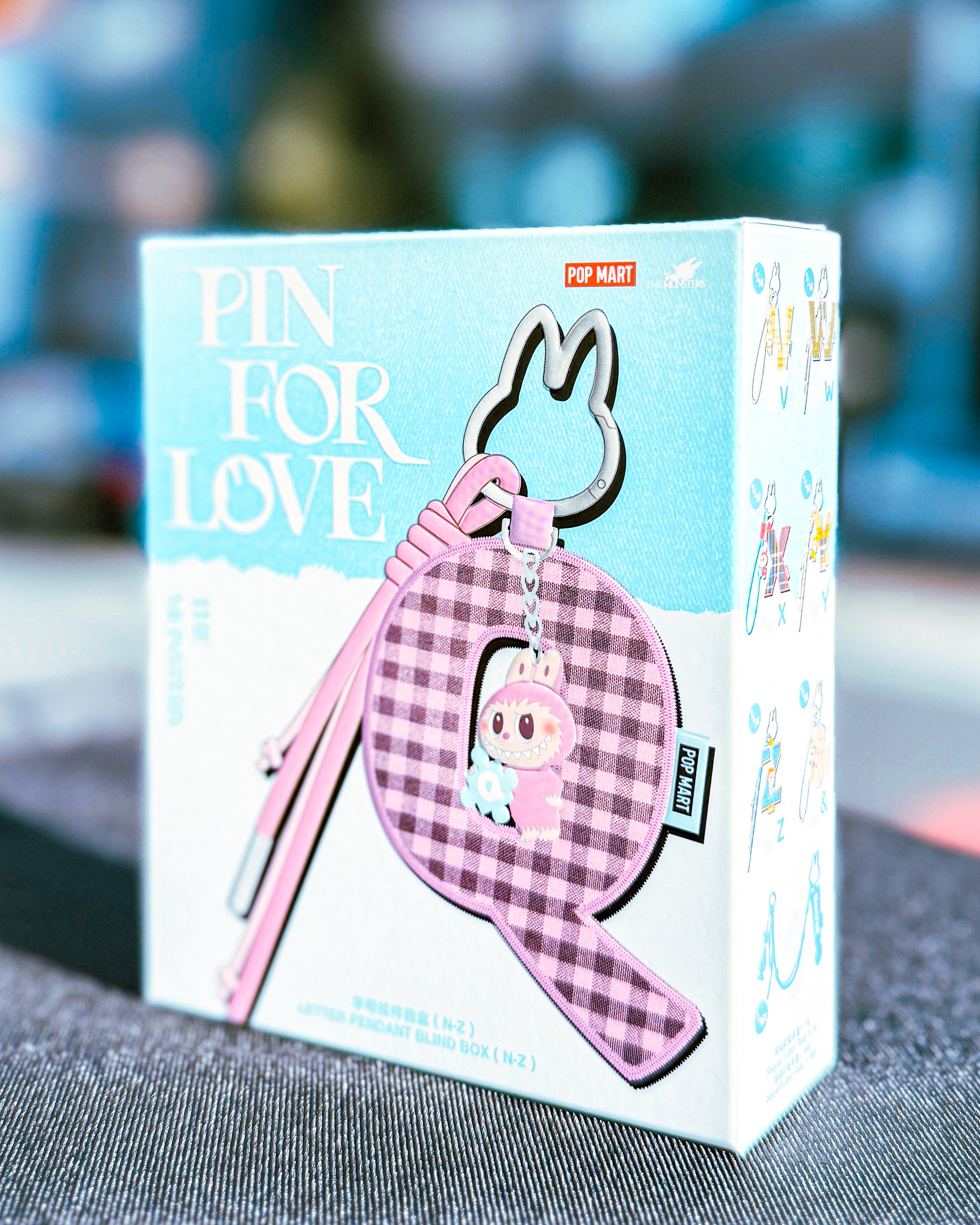 正規】LABUBU PIN FOR LOVE イニシャルアルファベット N〜Z POPMART