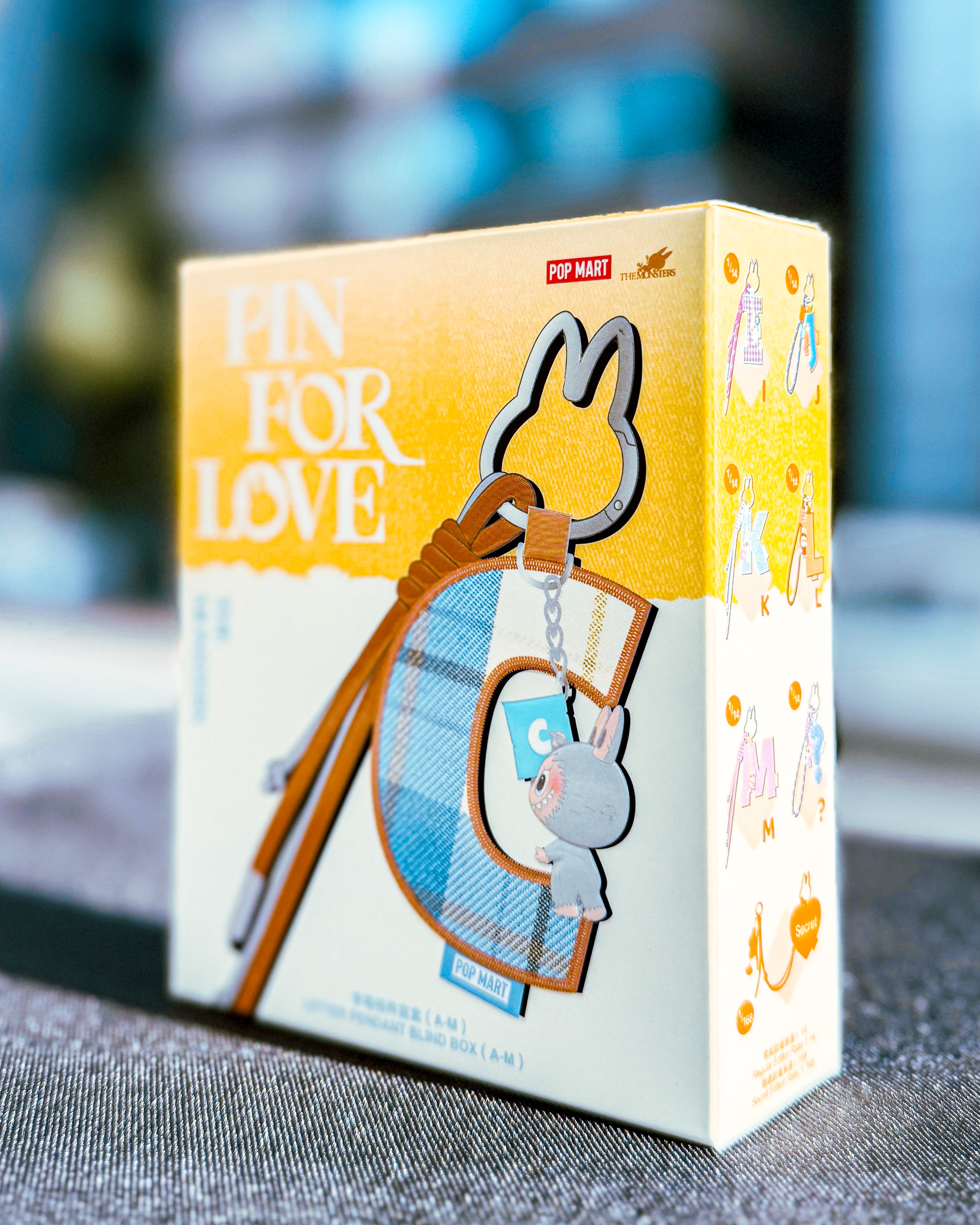 LABUBU PIN FOR LOVE ラブブ イニシャルA-M新品 LABUBU イニシャルラブ