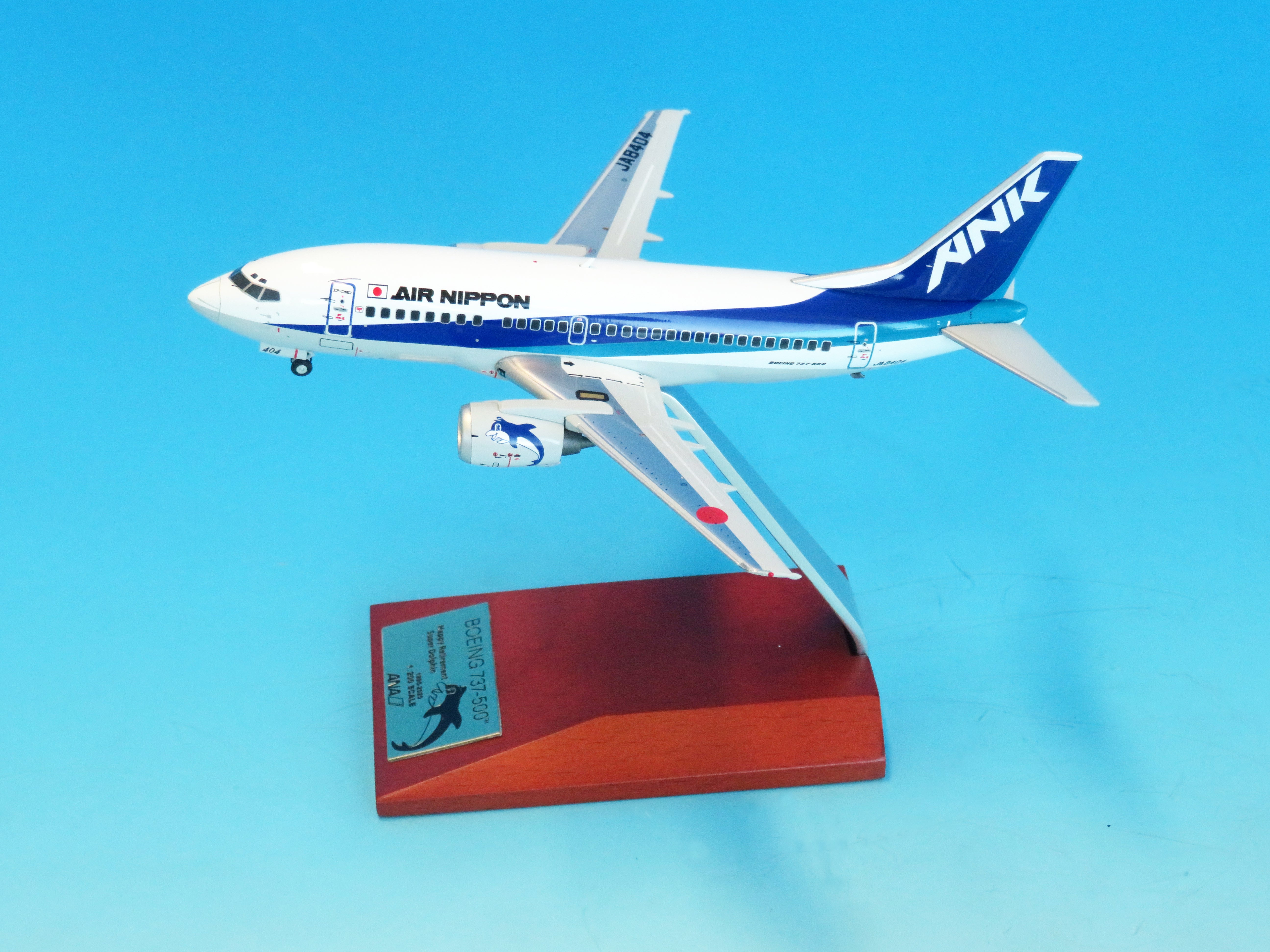 レアJCWings1/400 ANA ANK エアーニッポン B737-500 レアJCWings1/400