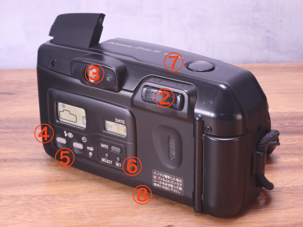 フィルムカメラ Canon Autoboy Luna 黒 Black 電池付き オートボーイ