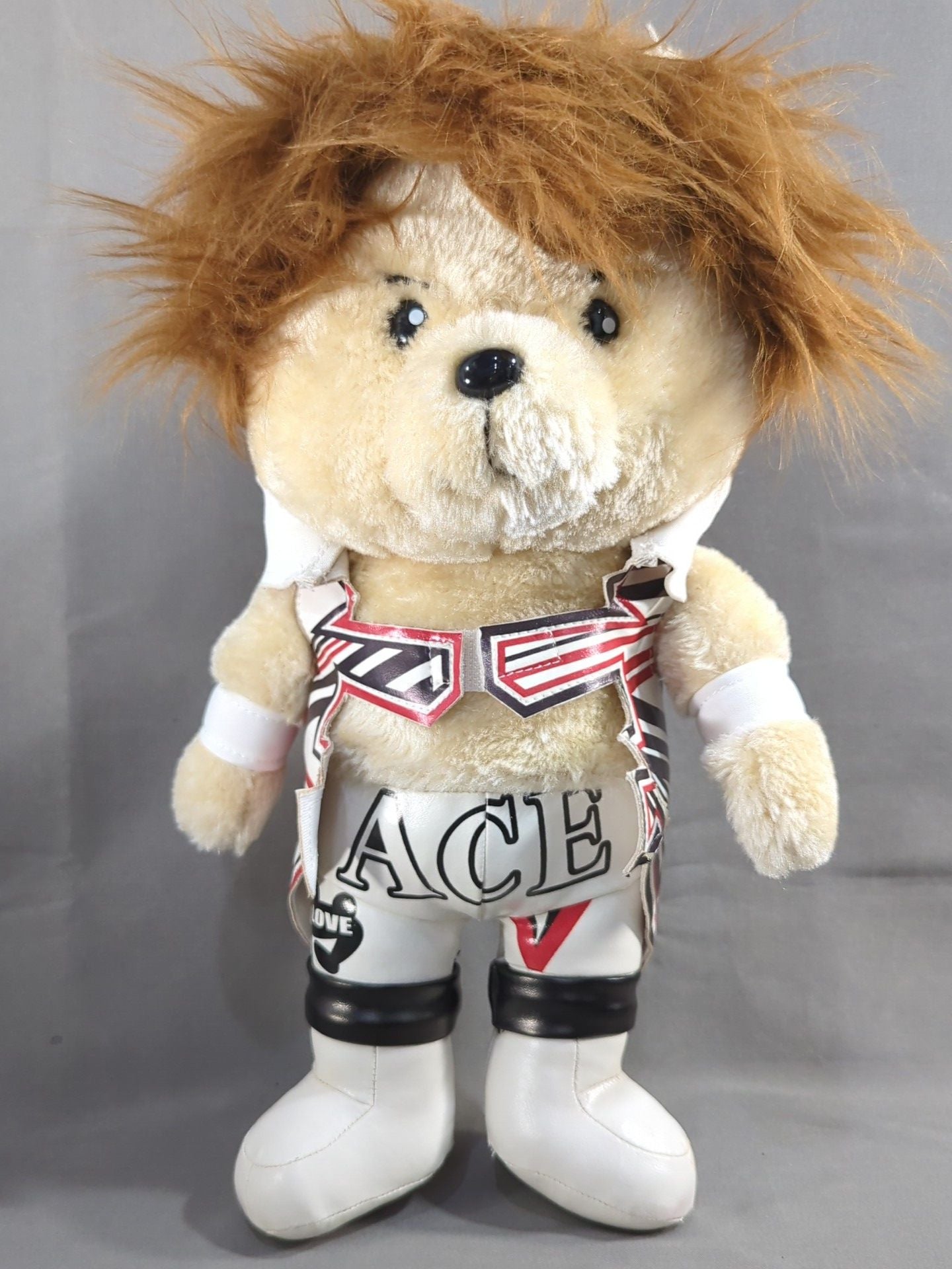 獣神サンダー・ライガー 棚橋弘至マネくまぬいぐるみセット 獣神