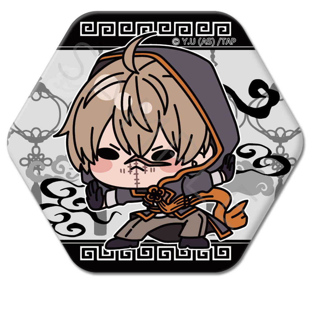 TVアニメ「桃源暗鬼」第2弾 六角形缶バッジ M-NC (皇后崎 迅)｜TV