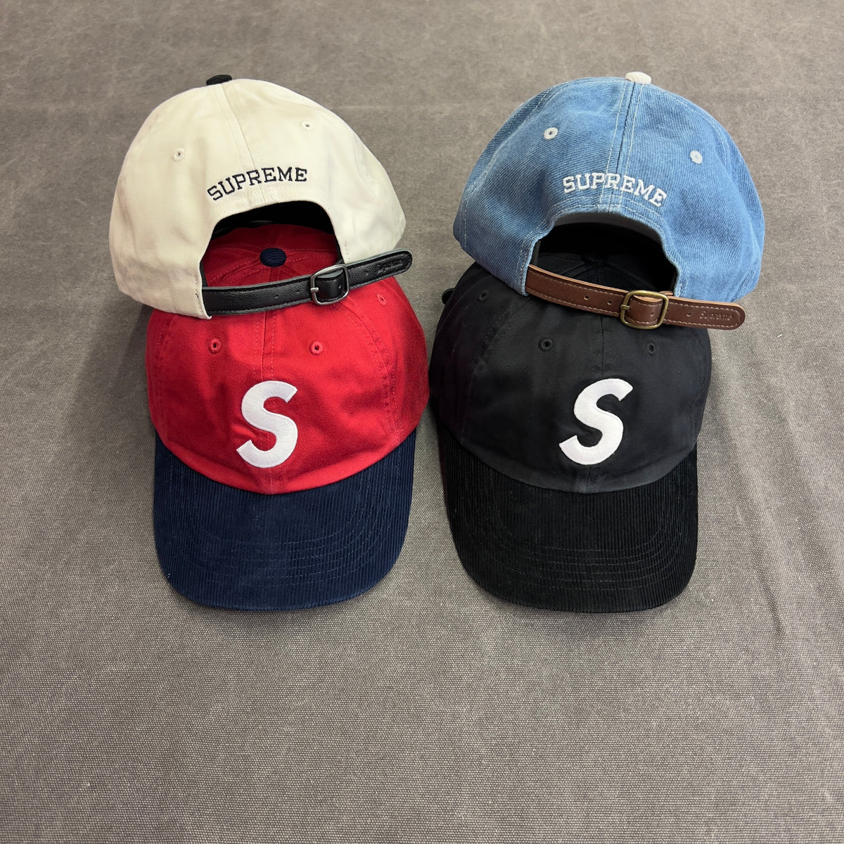 Supreme 2-Tone S Logo 6-Panel Black 低 価格 通販 supreme 2-Tone S Logo