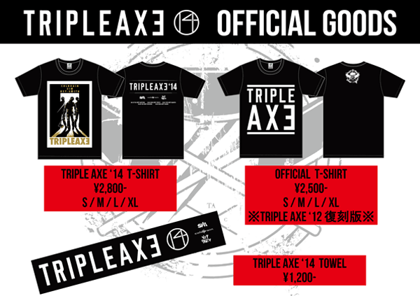 TRIPLEAXEトリプルアックス Tシャツ Mサイズ 黒 トリプルアックス