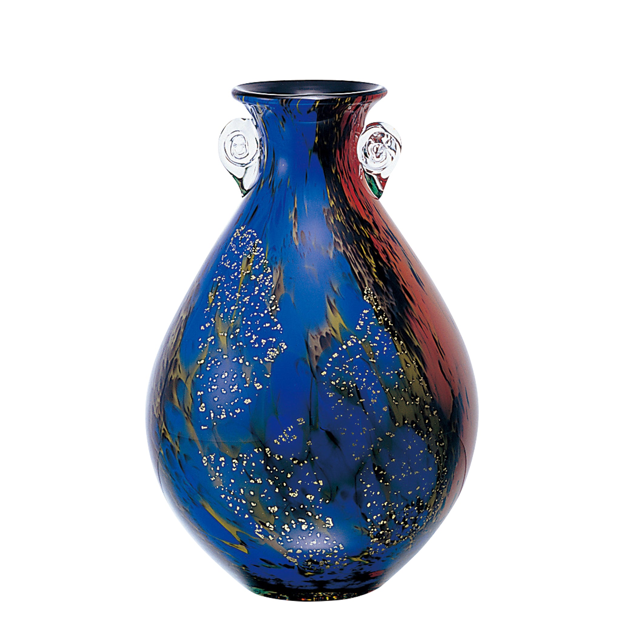 津軽びいどろ 口すぼまり 花器 十和田 | おしゃれなガラスの花瓶