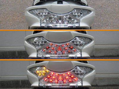 アドレスv125s テールランプ LED アドレスV125S用LEDテール