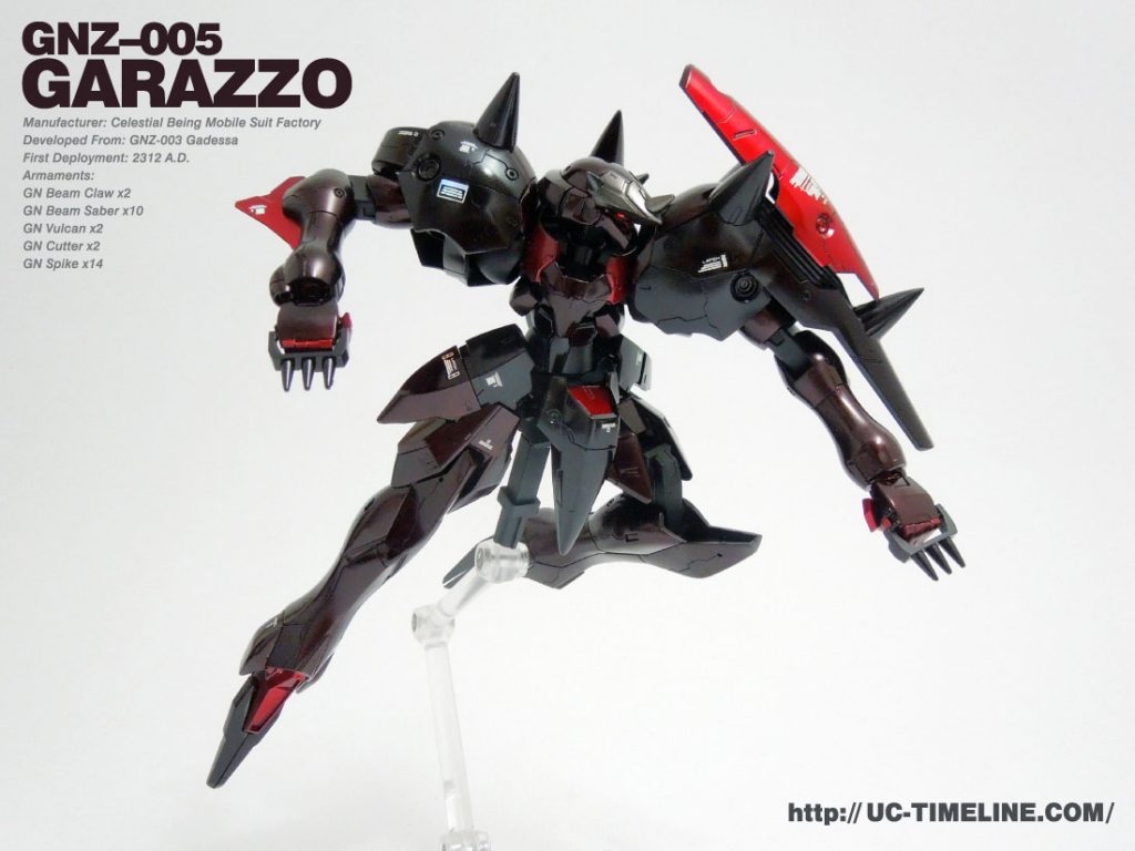 HG00 ガラッゾ完成報告。 – UC-TIMELINE. ガンプラ好きだけど難しい