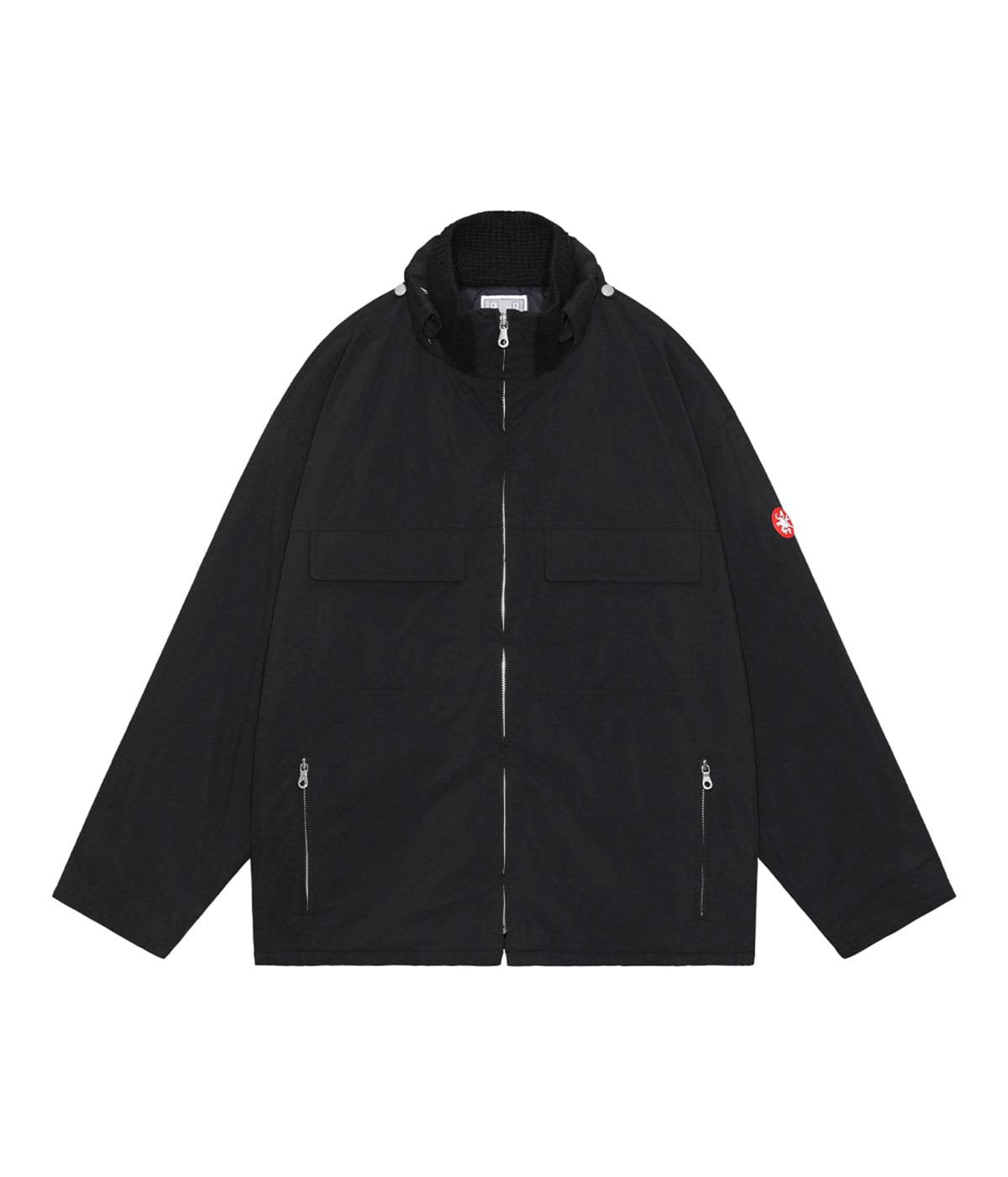 C.E CAV EMPT COLLARED ZIP JACKET BLACK L