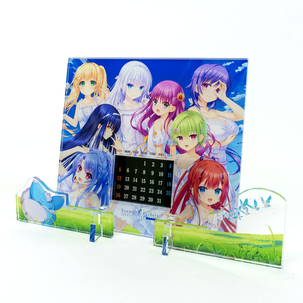 Summer Pockets アクリル万年カレンダー Summer Pockets アクリル万年
