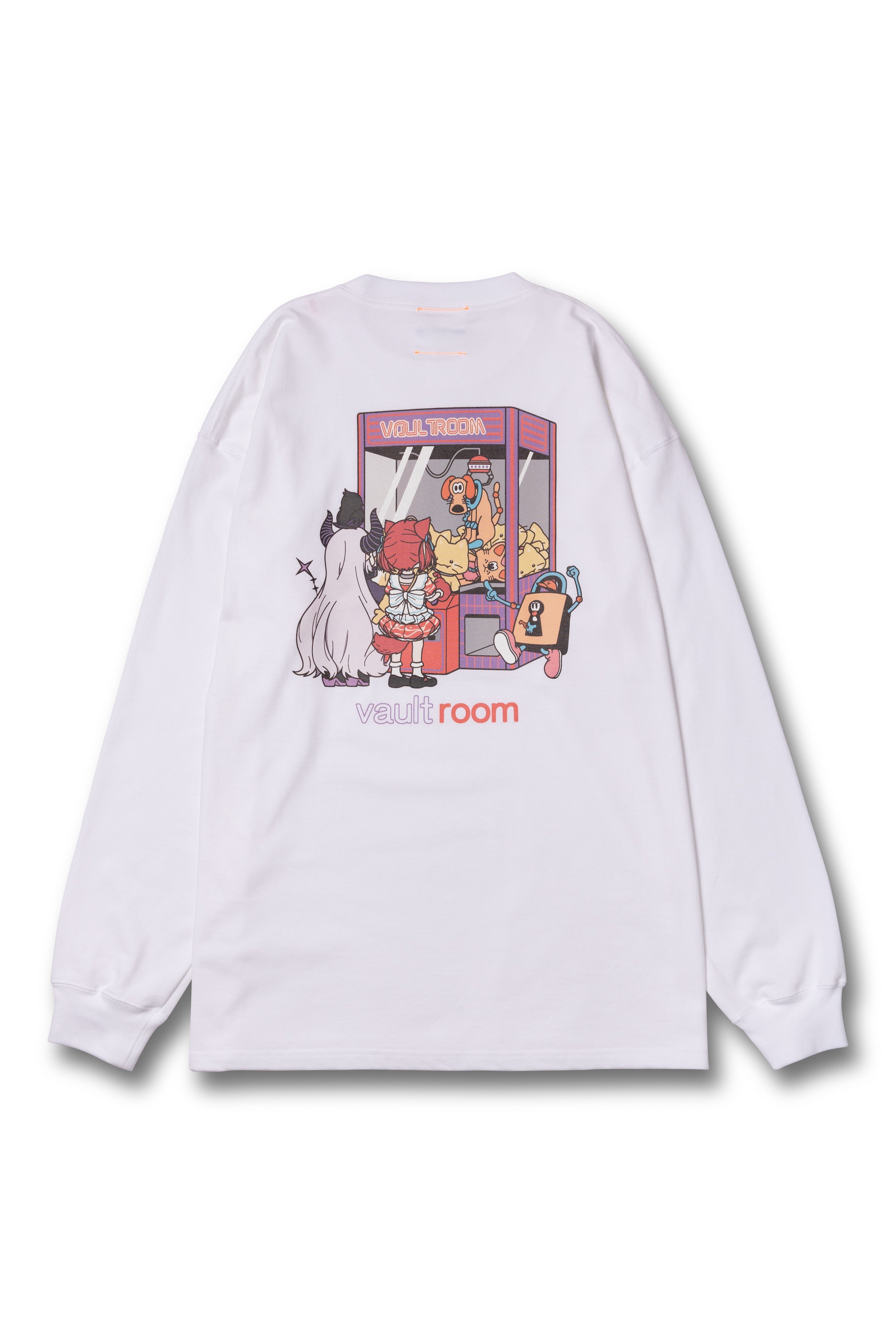 VR × LAPKARU L/S TEE / WHITE – VAULTROOM