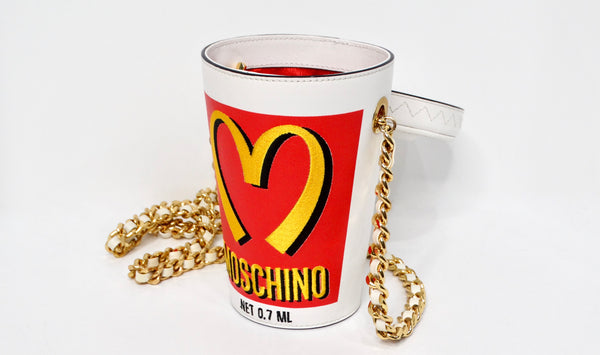 Moschino 2014 McDonald's Cola Cup Leather Crossbody Bag – Vintage