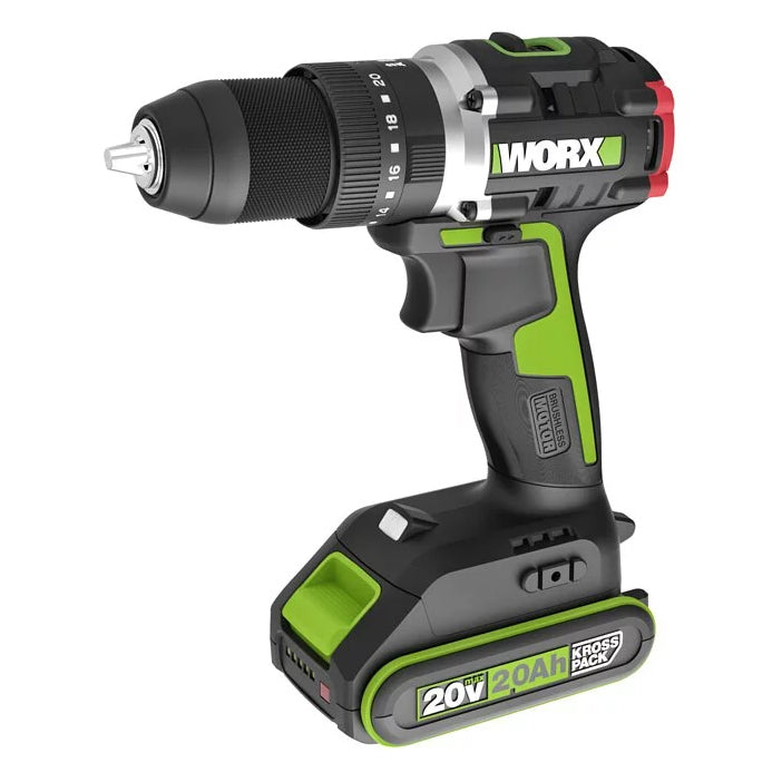 3合1 衝擊電鑽20V 充電式鋰電通用木/鐵/磚/磁磚/收螺絲WORX 威克士