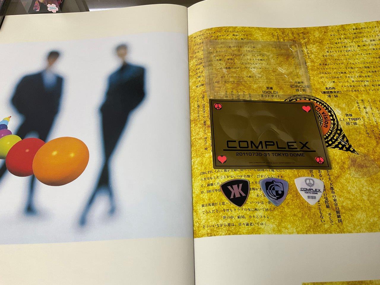 COMPLEX 20110730-31 ピックセット 日本一心、ROMANTIC1990 カセット