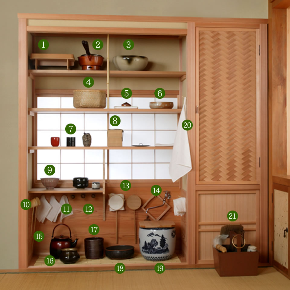 茶事道具露地笠 四客組 水屋道具481 茶事道具露地笠 四