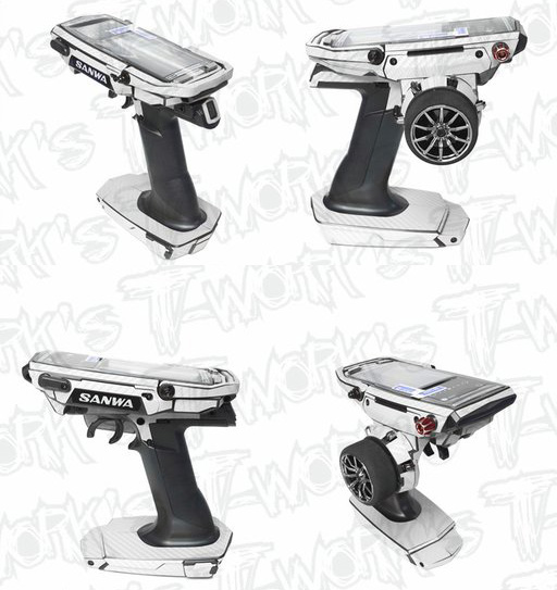 TS-044W 3D カーボン柄プロポスキン サンワM17用【ホワイト】 [TS-044W