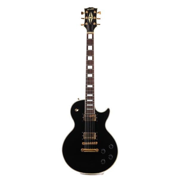 Orville Les Paul Custom Ebony | The Music Zoo