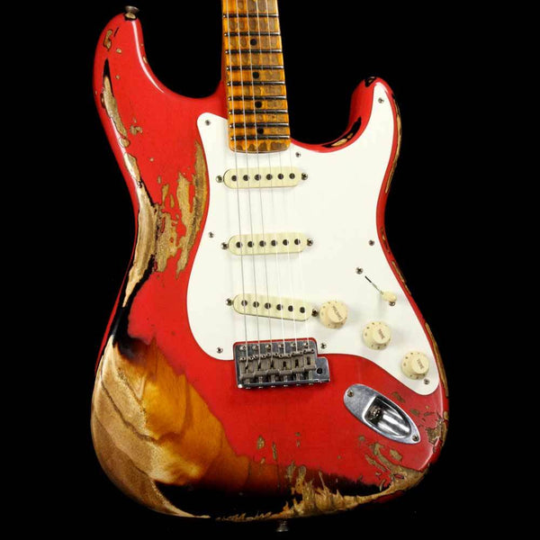 Fender Custom Shop '57 Stratocaster Heavy Relic Fiesta Red over 2