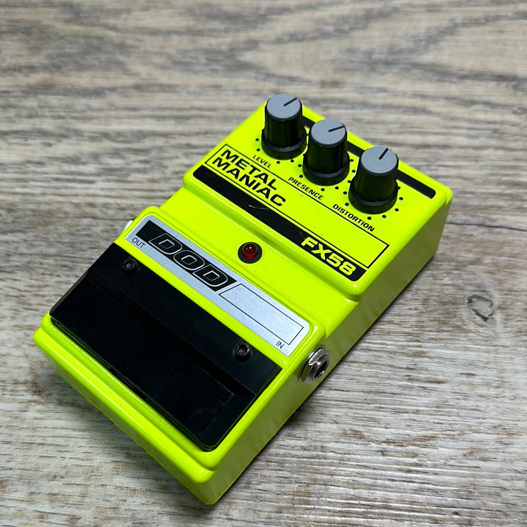 レア】DOD FX58 L MANIAC DOD FX58 Metal Maniac | Reverb
