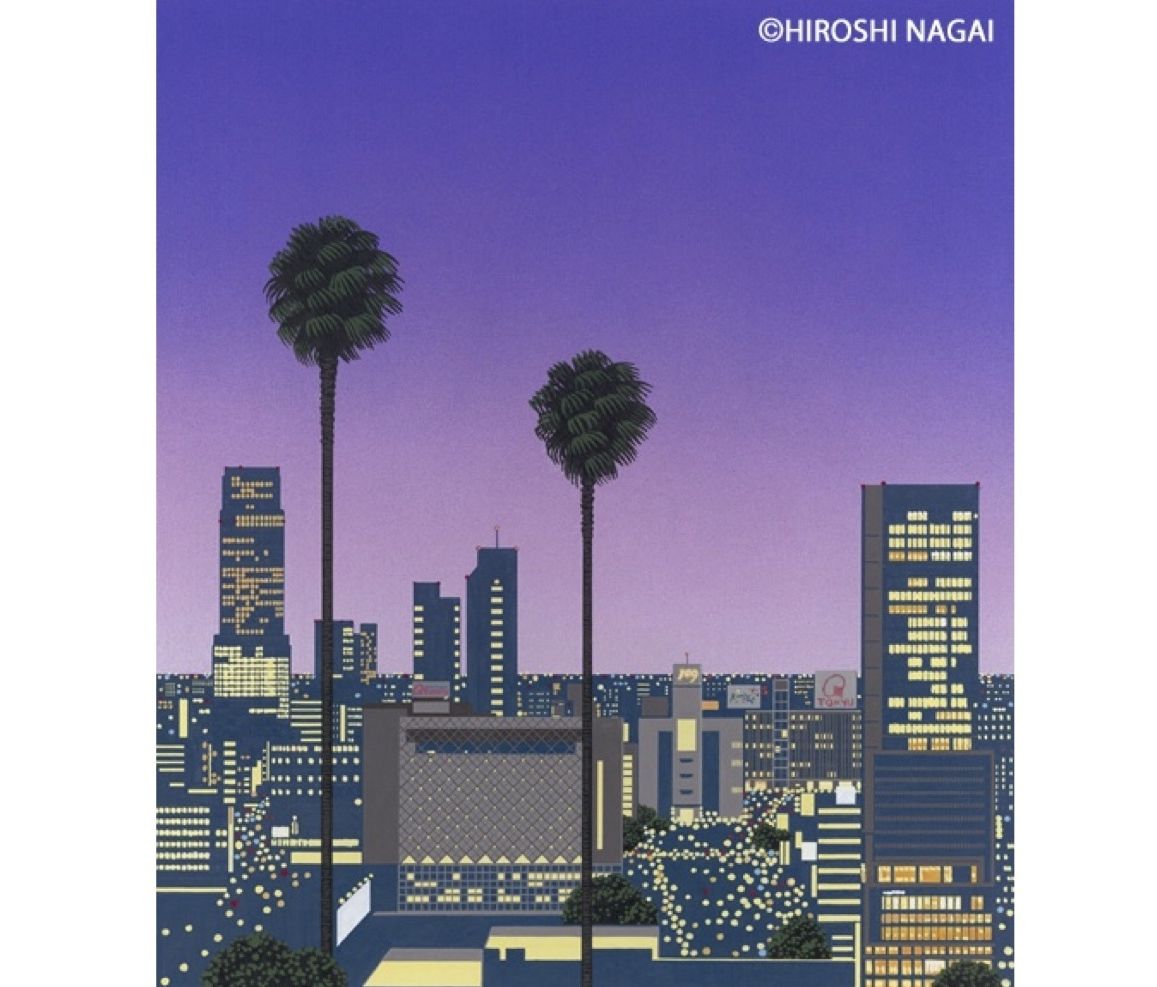 ◎即決1【永井博～HIROSHI NAGAI × TOWER RECORDS ファブリックパネル