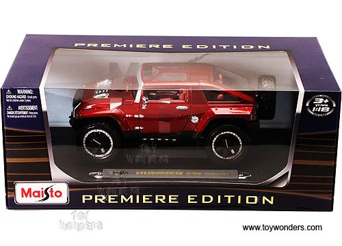 Maisto HUMMER 1:18 PREMIERE EDITION レッド Maisto HUMMER PREMIERE