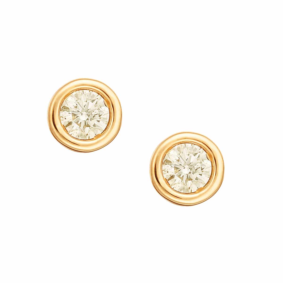 K18イエローゴールドダイヤモンドピアス(RPE504-003)|TSUTSUMI