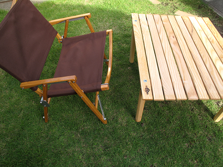 旧ロゴ BLUE RIDGE CHAIR WORKS 折りたたみテーブル 旧ロゴ BLUE RIDGE