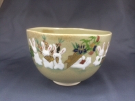 うさぎの五節句抹茶茶碗 茶碗 │ 有限会社卯楽堂