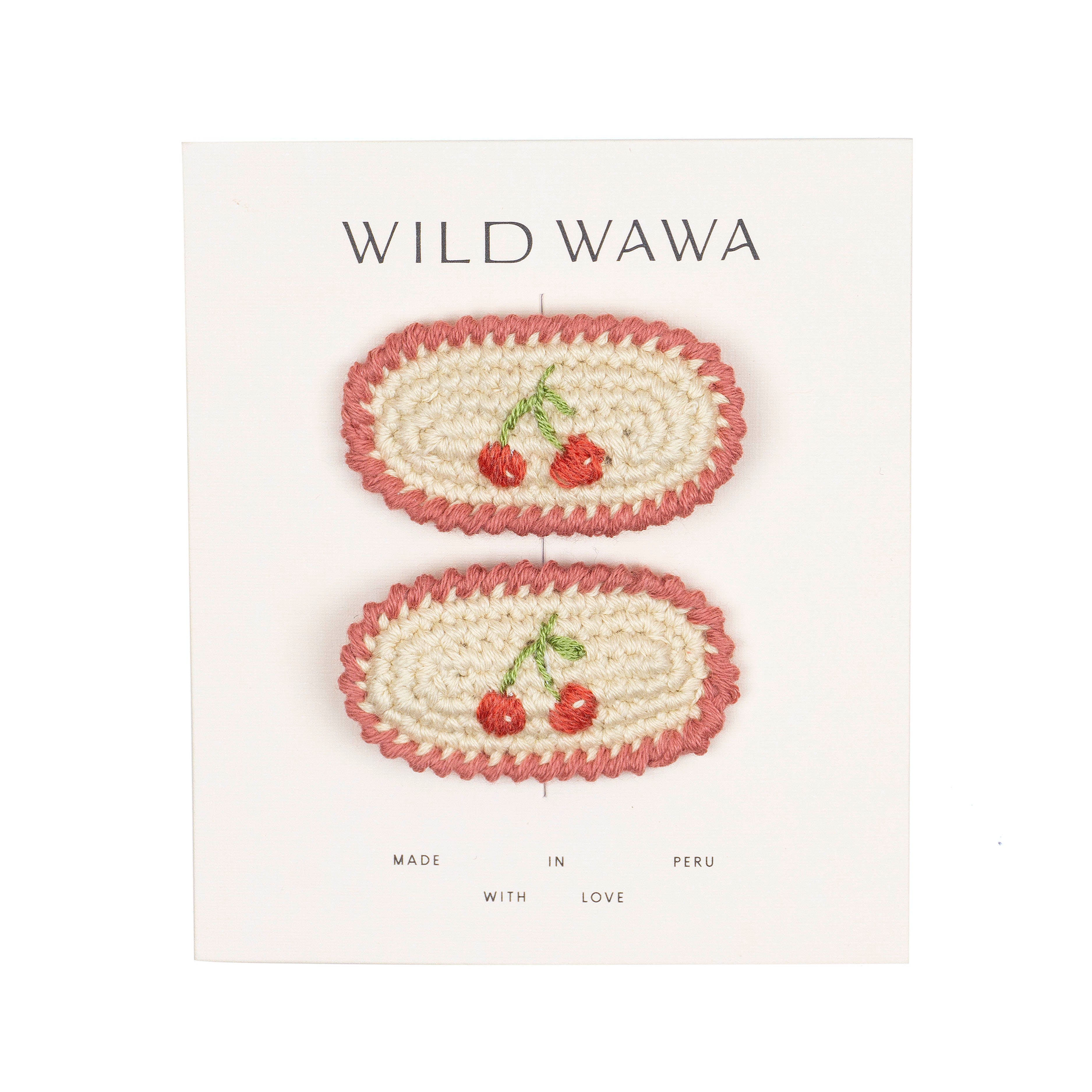 Crochet Clip Set - Red Cherries – Wild Wawa