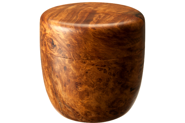 屋久杉仏壇・神棚の九州銘木】 | 屋久杉泡瘤・虎杢・工芸品「極上泡瘤 棗」