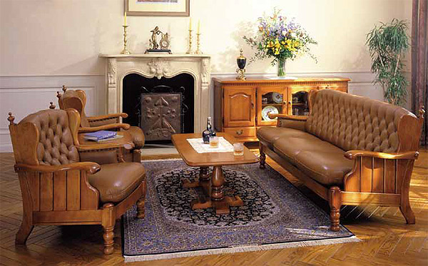 ④ 横浜ダニエル ミッシェル ダイニングチェア 鋲打ち Daniel Michel